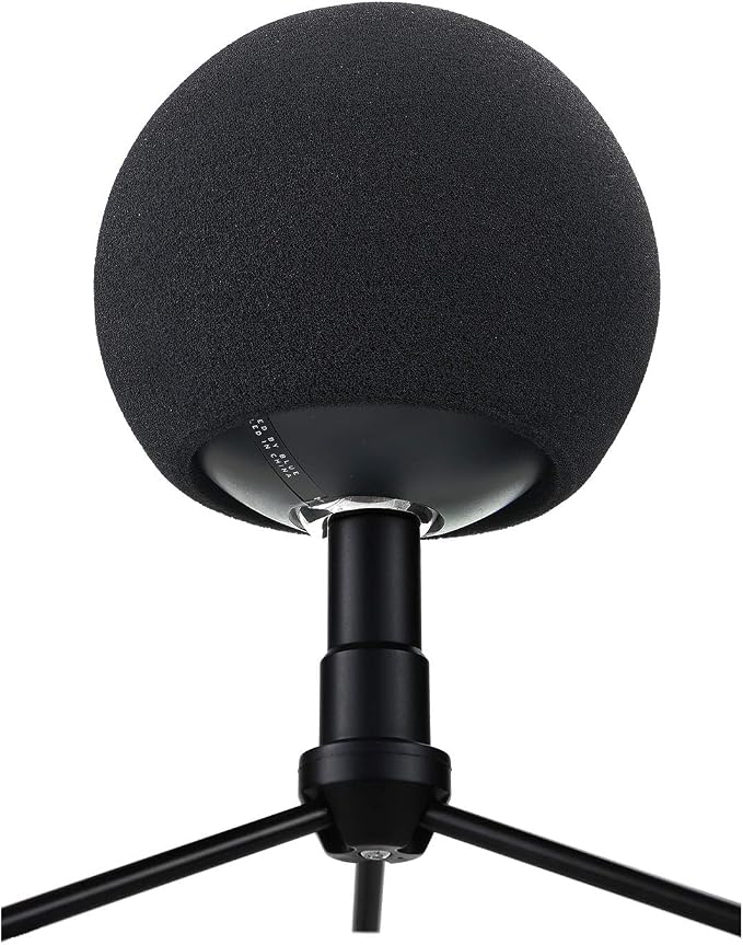 Blue Snowball Pop Filter Windscreen - Professional Snowball iCE Mic Foam Wind Cover Windshield Pop Filter for Recordings, Broadcasting, Singing by SUNMON