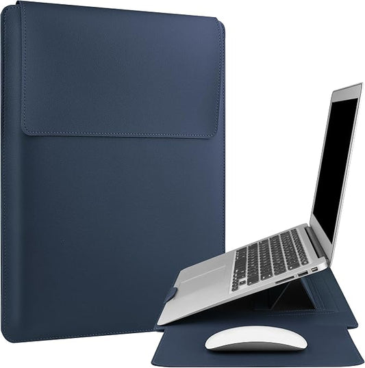 HoYiXi 15.6" Laptop Sleeve-Compatible with MacBook Pro 16/15.4'' MacBook Pro 15, Mac Air 15 - Waterproof Soft 15 16 inch pc case for HP, Dell, 15 inch Laptop Sleeve case,Blue