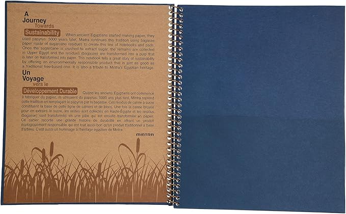 Mintra 100% Recycled Notebooks (Letter Size (8.5in x 11in), Solid Set 3pk)