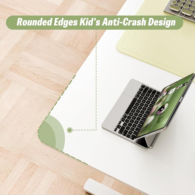 ERGOMAKER 55"x24" Standing Desk, Height Adjustable Sit-Stand Office,White | Electric Adjustable Standing Desk, Sit to Stand Computer Office Desk with Splice Board, Memory Preset, Lifts 28.7''-46.5"