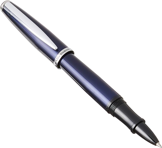 Monteverde USA Aldo Domani Rollerball Pen - Blue, Smooth Writing, Italian Craftsmanship