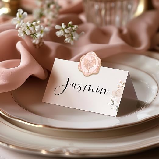 UNIQOOO Wax Seal Stickers - (3 Designs in 1 Pack) Wedding Invitation Envelope Seal Stickers, 60 Pcs Self-Adhesive Stickers, Perfect for Invitation, Christmas, Gift Wrapping