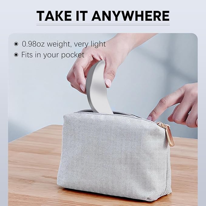 JIKIOU Right-Handed Truly Ergonomic Wrist Rest for Mouse 2 Pack, Carpal Tunnel Support, Pain Relief, Anti-Fatigue, Easy Glide, Office Computer Laptop Gaming (Right-Handed-Grey)