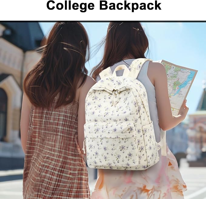 BTOOP School Backpacks for Teen Girls Bookbags Lightweight Kids Backpack School Bags Set with Lunch Box Pencil Case