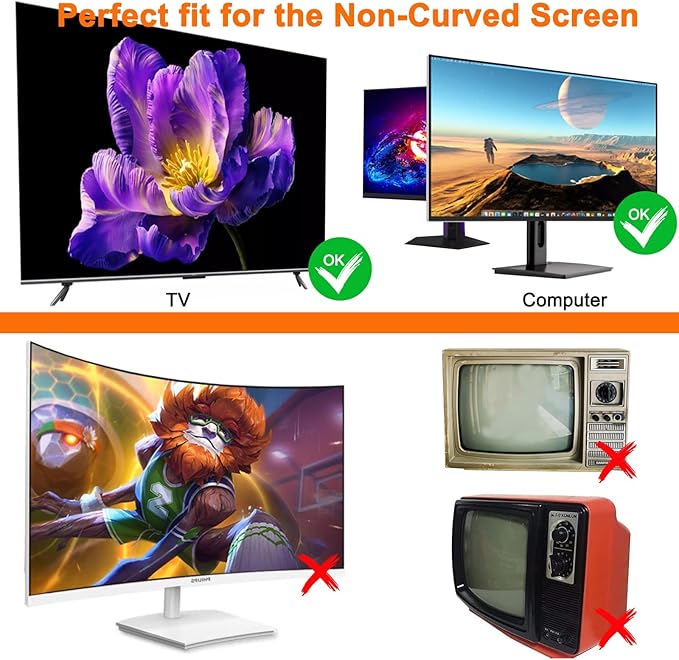 Steel TV Top Shelf, No Drilling Monitor Shelf Adjustable Computer TV Screen Shelves Mount Bracket for Soundbar Mount,Media Boxes, Router, Game Console, Remote (33.46 x 4.33 Inch)