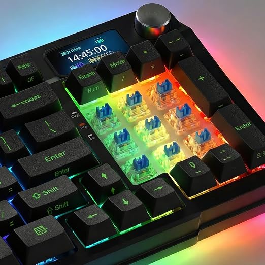 84 PCS Mechanical Keyboard Replacement Blue Switches, 3 pin Clicky/50gf Accurate Typing/Dustproof switches for LED Gaming Keyboard/3D Prints