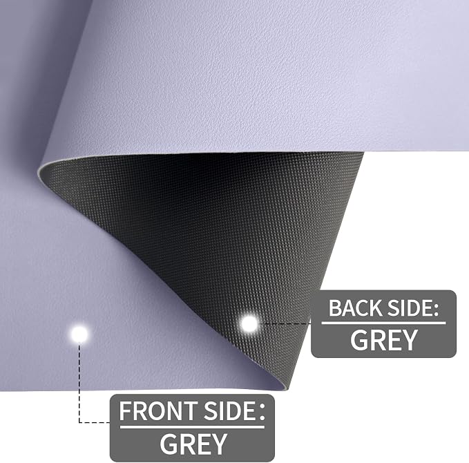 Mouse and Keyboard Pad, 3-in-1 Desk Mat Set, Wrist Rest for Computer Keyboard, Ergonomic Keyboard Wrist Rest Set for Office Home Decor(Lavender, 31.5" x 15.7")