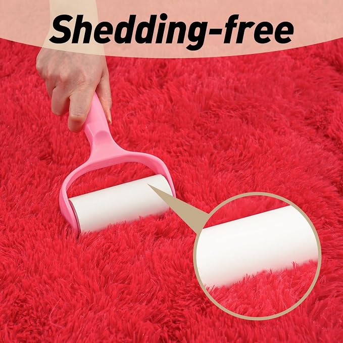 Mugorn Small Soft Shag Rugs for Bedroom, 4x6 Fluffy Area Rugs for Living Room