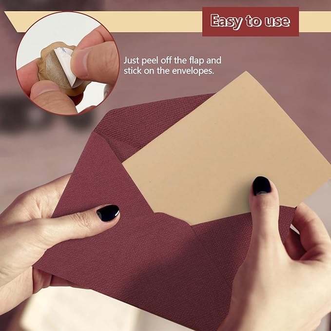 46Pcs Stationary Set and Envelopes (20 Lined Stationery Paper + 20 Linen Texture Vintage Envelope + 6 Wax Seal Stickers) for Letter Writing, 2 Colors Stationary Kit