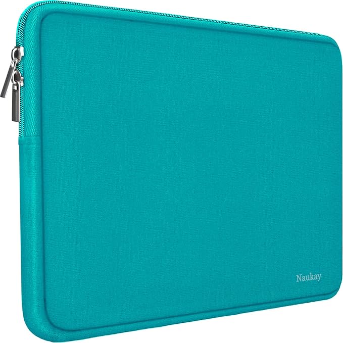 Naukay 15.6 Inch Laptop case Bag,Against dust Resistant Neoprene Notebook Computer Pocket Sleeve/Tablet Briefcase Carrying Bag Compatible 15-15.6 Inch HP/Dell/Asus/Acer/Toshiba/Fujitsu-Blue