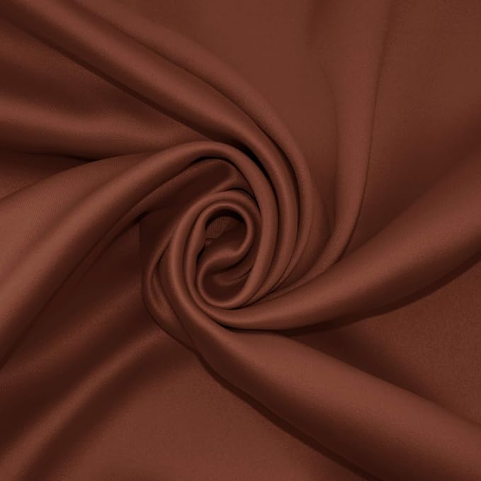 Sun Zero Nordic 2-pack Theater Grade Extreme 100% Blackout Grommet Curtain Panel Pair, 52" x 63", Terracotta