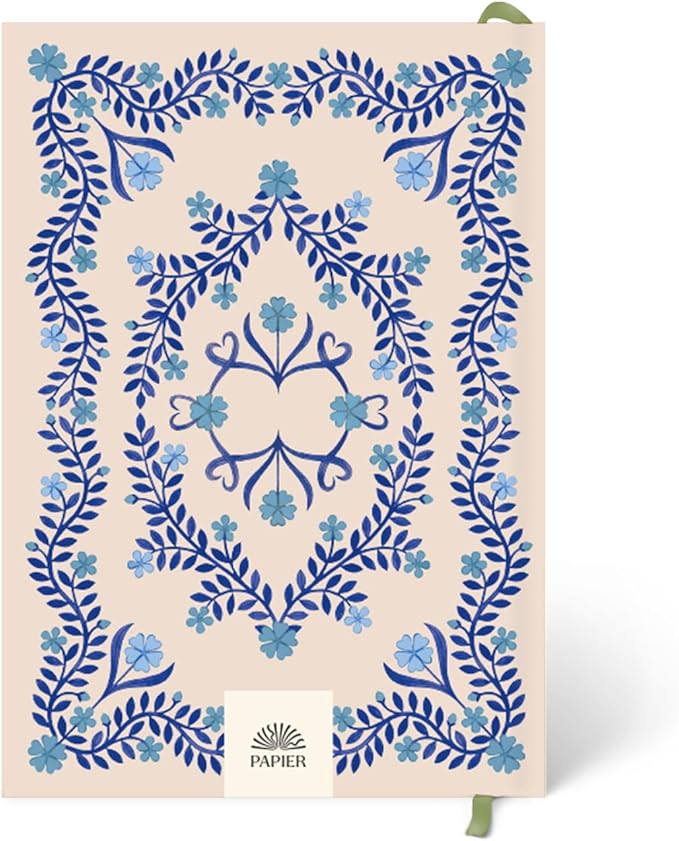 Papier Italian Summer Daily Planner - Hardback Vintage Design | Track Habits, Thoughts, To-Dos & Priorities | Motivational Gift