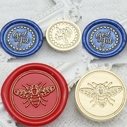 Wax Seal Stemp Kit with 24 Colors Wax Seal Beads 624pcs, Electric WaxSeal Warmer, Been Thank You WaxSeal Stamp, SealingWax Spoon, WaxSealPen, Tweezer,WaxSealStamp kit (24A)