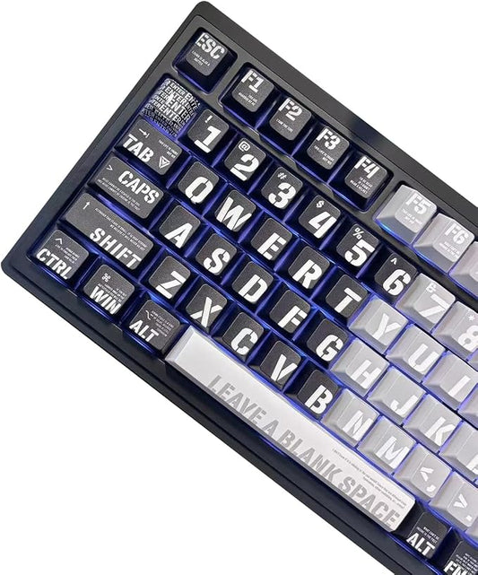 Raving Theme 157 Key PBT Keycaps Cherry Custom Keycap Set for 61/87/104/108 Cherry MX Switch Mechanical Keyboards