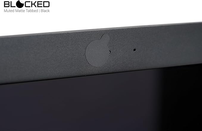 BLOCKED Original Vinyl Webcam Cover Stickers | 456 Restickable & Stackable Privacy Covers | for All Camera-endable Devices | Multi Finishes, Colors, & Sizes | 6-Pack Variety