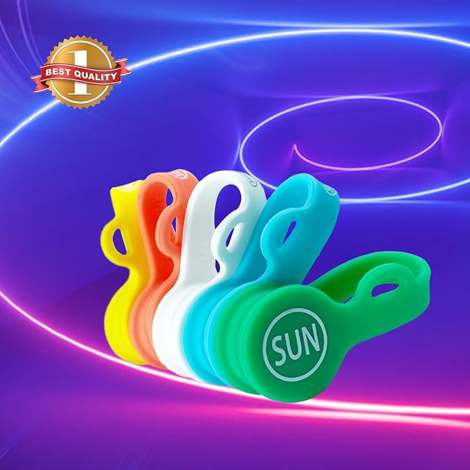 Cable Cord Organizer Magnetic Cord Organizer Twist Ties Magnet Clips Cord Wrap Keepers For Charging Cord Headphone Cord Holder Silicone Cable Strap Appliance Fridge Bookmark Whiteboard Keychain 10PACK