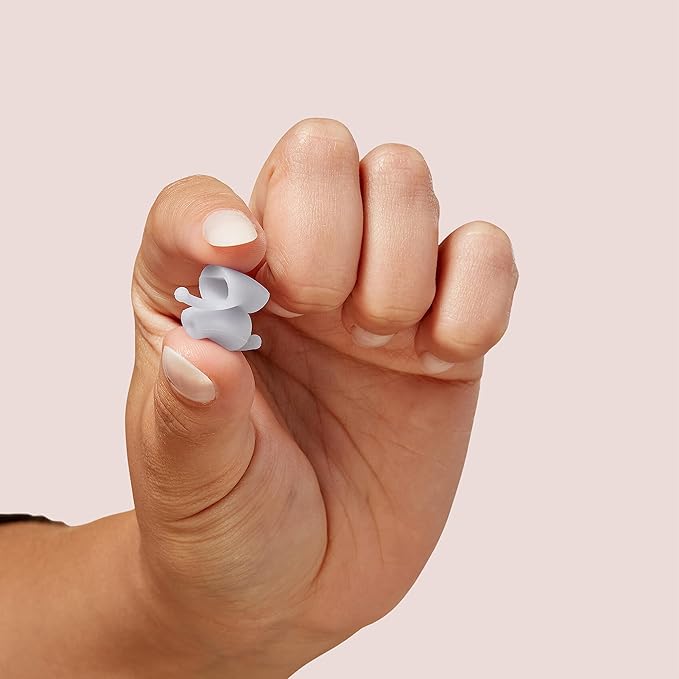 Flare Calmer Mini | Ear Plugs Alternative | Daily Noise Relief | Sound Sensitivity | Stress Relief | No Muffling | Improve Wellbeing | Comfy, Reusable, Soft Silicone Earplugs | Soft Translucent