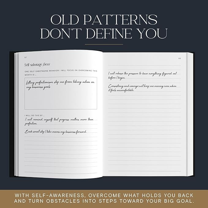 Goal Planner Journal for Weekly Goal Tracking – 90 Day Planner with Habit Tracker, Journal with Prompts & Productivity Planner