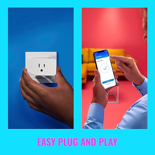 WiZ Connected Smart Plug, Sunset to Sunrise Automation, Control with Voice or App, Indoor Smart Plug Works with Alexa, Google Home and HomeKit, 1 Pack