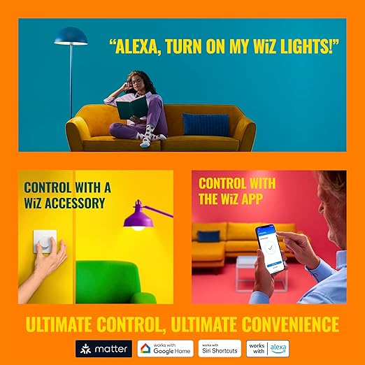 WiZ Connected Smart Plug, Sunset to Sunrise Automation, Control with Voice or App, Indoor Smart Plug Works with Alexa, Google Home and HomeKit, 1 Pack