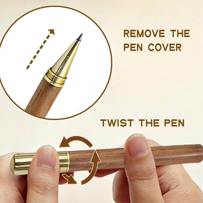 Graduation Gifts Class of 2026 Wooden Pen Gift Set for Him Her | Laser Engraved Graduation Pen | Middle High School College University Graduation Gift | 2026 Graduation Gifts for Men Women