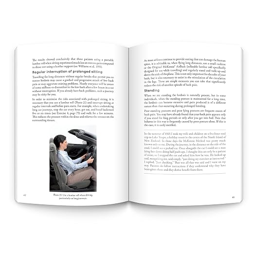 OPTP Back Pain Package: Includes Original McKenzie SuperRoll - USA-Made Low Back Lumbar Pillow for Office Chairs and Car Seats, and Treat Your Own Back, 9th Edition, By Robin McKenzie.