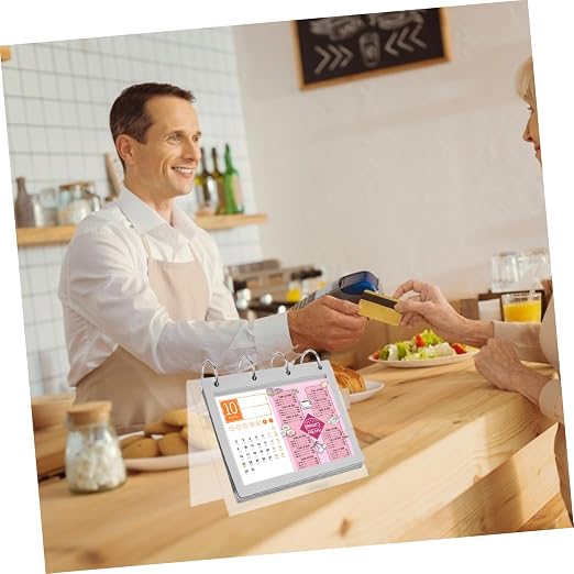 Flip Chart Stand Acrylic Material V-Shaped Design for Easy Flipping Multi-Page Document Stand for Menus Drink Lists Calendars Stable and Low Maintenance