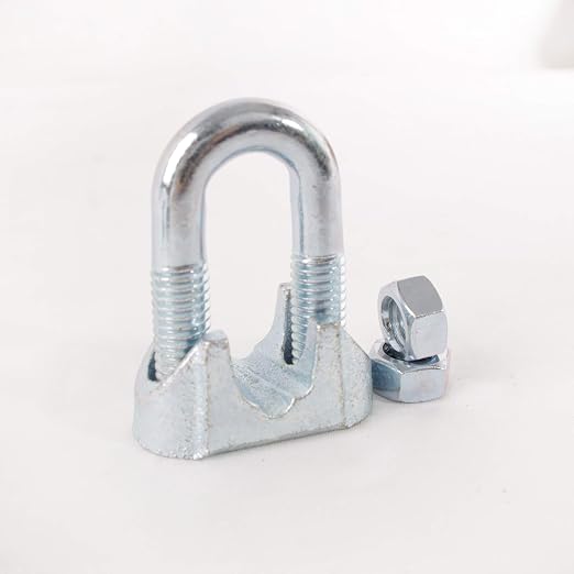 Wire Rope Clamp 1/2 inch 5 Pack Zinc Plated - Wire Rope Clip - Wire Cable Clamps