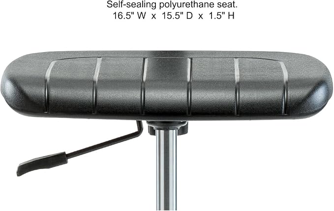 Perch Industrial Work Chair | Medium Bench Height 20-27"