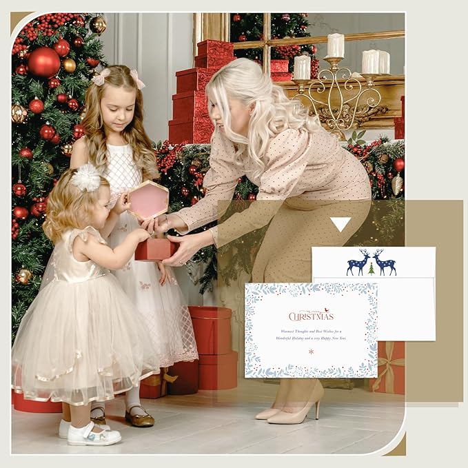 Goefun Blank White Cards and Envelopes 100 Pack, Printable 5.5 x 4.125 Folded Cardstock and A2 Envelopes Self Seal for Invitations, Wedding, DIY Greeting Cards, Birthday & All Occasion