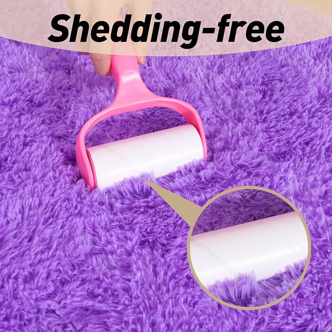 Mugorn Small Soft Shag Rugs for Bedroom, 2x3 Fluffy Area Rugs for Living Room