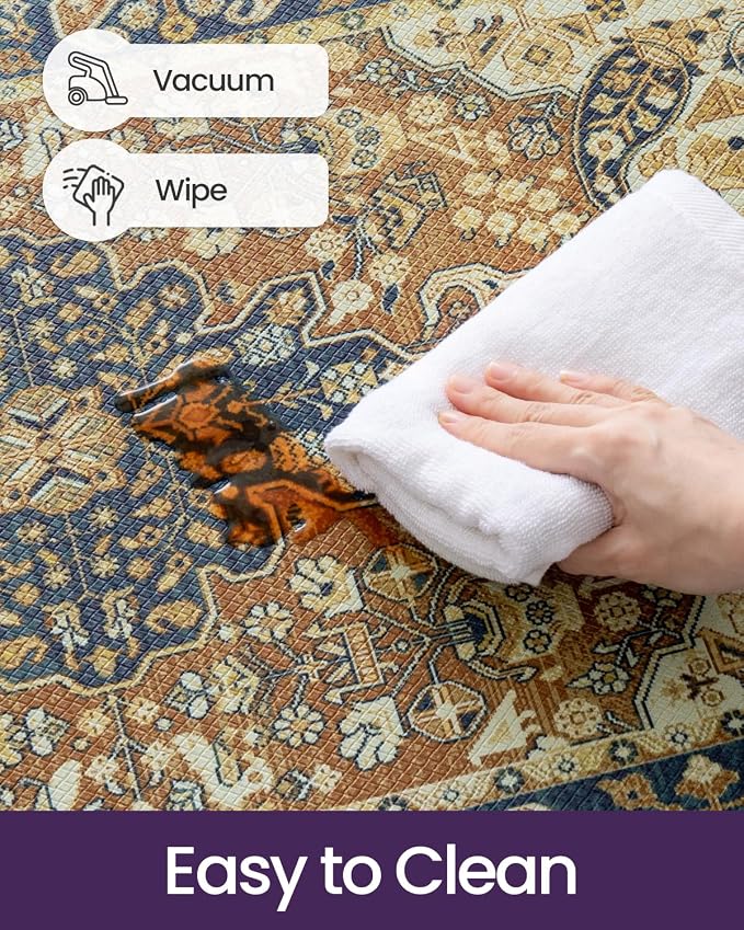 DEXI Kitchen Mats for Floor Cushioned, 23x86 Extra Large Long Runner Rug Non Slip, Waterproof Soft Comfort Standing Padded Anti Fatigue Decorative, Brown Beige