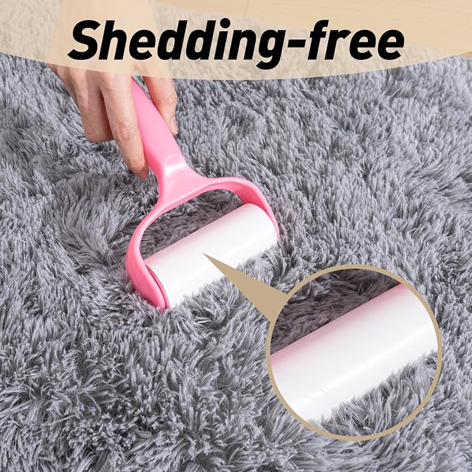 Mugorn Small Soft Shag Rugs for Bedroom, 4x6 Fluffy Area Rugs for Living Room