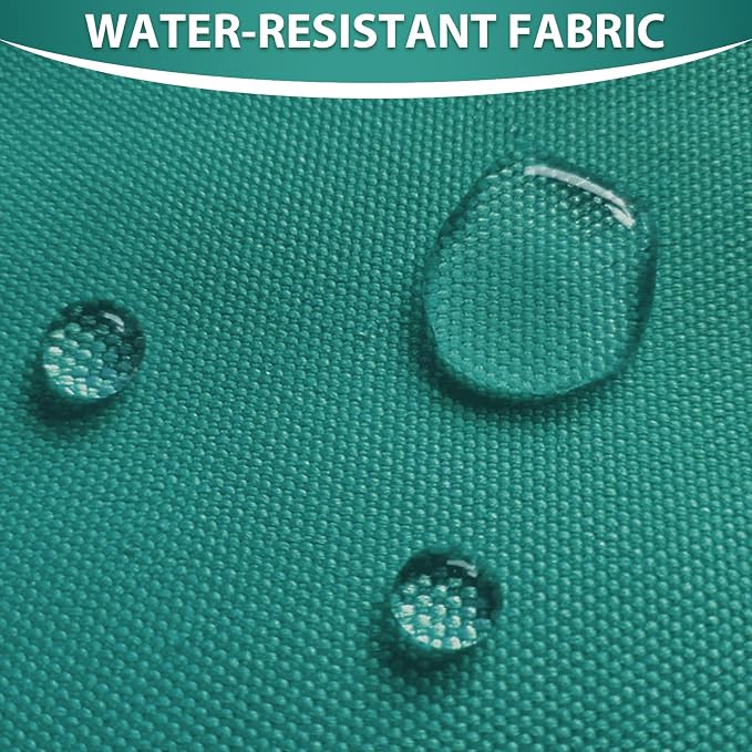 Waterproof Canvas Fabric by The Yard 58inch 600D Upholstery Material Polyester Fabric Outdoor Water Resistant Fabric for Sewing Chair Patio Cushion Purse Bag Interior, 8 Yard Teal