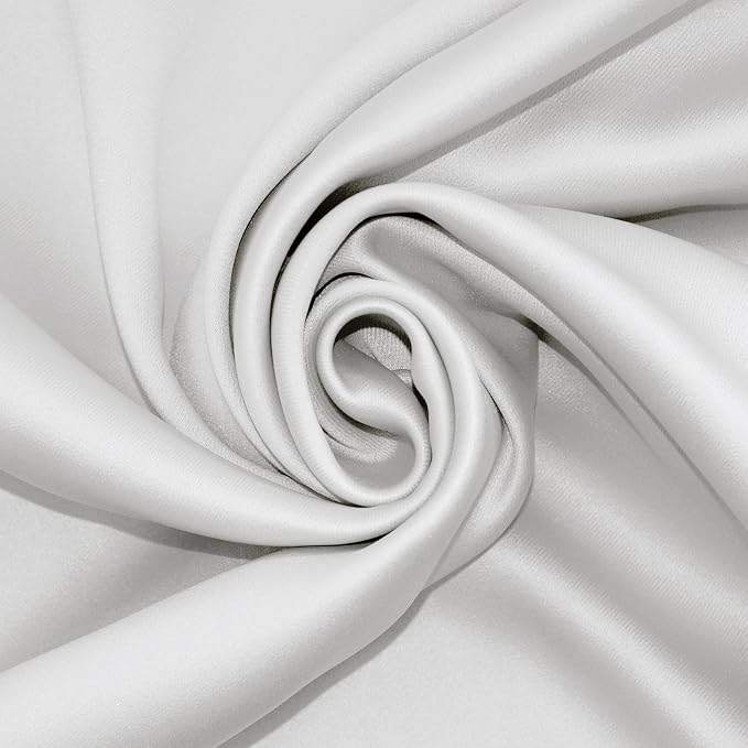 Sun Zero Nordic 2-pack Theater Grade Extreme 100% Blackout Grommet Curtain Panel Pair, 52" x 84", Pearl