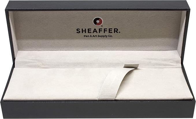Sheaffer Prelude Gloss Black Rollerball Pen with Gun Metal Tone PVD Trim