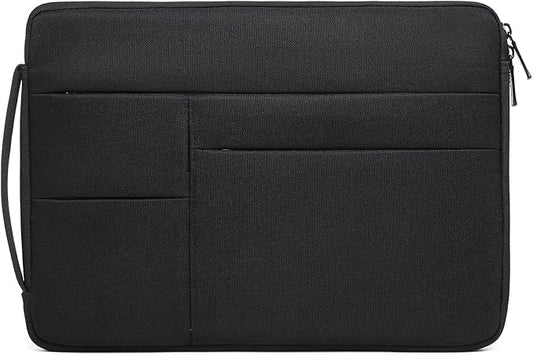 HYZUO 14-15 Inch Laptop Sleeve Bag for MacBook Air 15 M5 A3448 M4 M3 M2 2026-2023, MacBook Pro 15, 15" Surface Laptop, XPS 14/15 Plus, NoteBook Case for 14" HP Dell Lenovo Asus Acer, Black