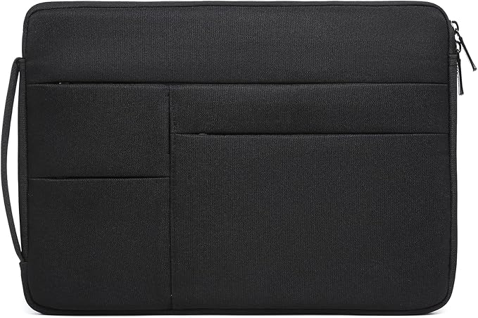 HYZUO 13.3-14 Inch Laptop Sleeve Bag for MacBook Pro 14 M5-M1 Pro/Max A3426 A3427 2026-2021, MacBook Air/Pro 13, 13.8-13.5 Surface Laptop/Book, NoteBook Case for 13" HP Dell Lenovo Asus, Black