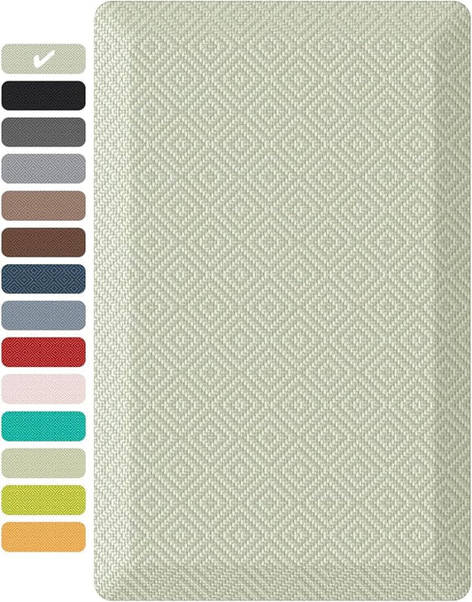 Ophanie Kitchen Mats for Floor,3/4 inch Thick,20x32 Anti Fatigue Cushioned Mat with 99+ Pairs of Anti-Slip Bottom Ridges,Kitchen Rugs,Waterproof,Comfort Ergonomic Standing Mat for Office,Home,Sink