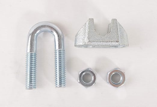 Wire Rope Clamp 1/2 inch 5 Pack Zinc Plated - Wire Rope Clip - Wire Cable Clamps