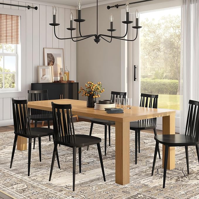 RUUGME Washable 9x12 Area Rug - Rugs for Living Room Bedroom Dining Room Non-Slip Vintage Rugs More Durable and Incredibly Soft Great Home Decor (9x12 Beige)