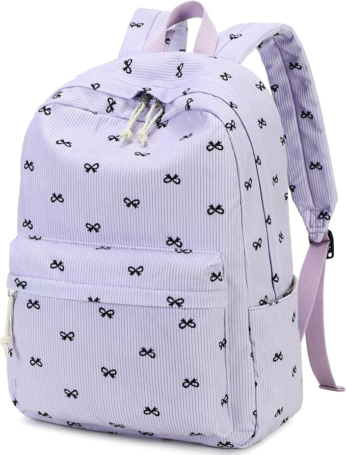 LEDAOU Kids Backpack for Girls Backpacks with Lunch Box, Lightweight Bookbag Set Elementary Middle School Back pack for 8-14