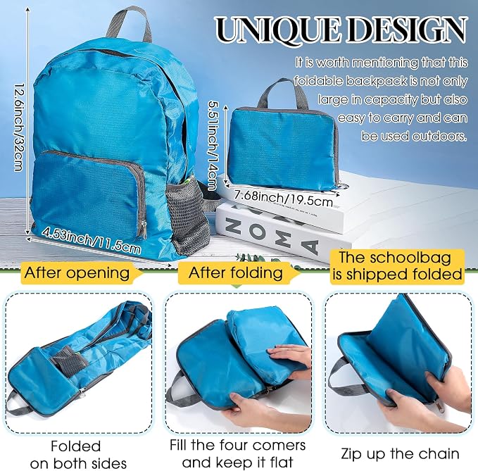 PerKoop 16 Sets 17'' Backpacks Bulk Bundle Kits Wholesale Backpack Supply Kit Bundle Essentials for Charity Donate