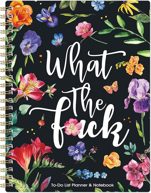Daily Planner Undated - 6.8" x 8.5", To Do List Notebook & Planner with Hourly Schedule, Spiral To do List Notepad to Organize Your Tasks And Appointments, 120 Pages, Inner Pocket