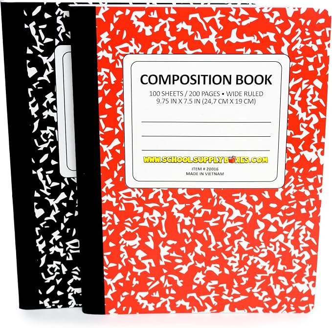 School Supply Boxes | 17" Solid Black Backpack Bundle for Elementary School | Back to School Bookbag with Supplies | Contains Crayons, Colored Pencils, Ruler, Disappearing Glue, Notebook, and More