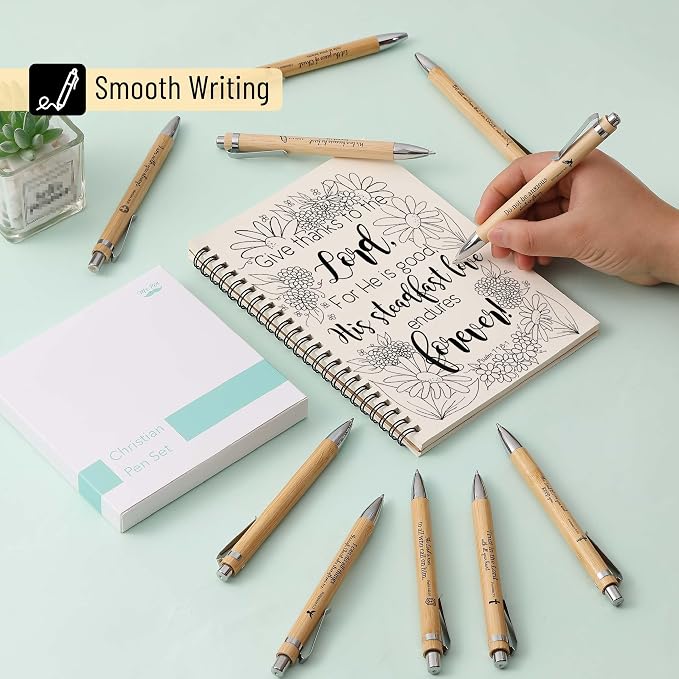 Mr. Pen- Bible Verse Pens Bulk, 30 Pack, Black Ink | Christian Pens for Women Men