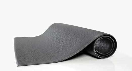 Guardian Soft Step Anti-Fatigue Floor Mat, Vinyl, 3'x12', Grey