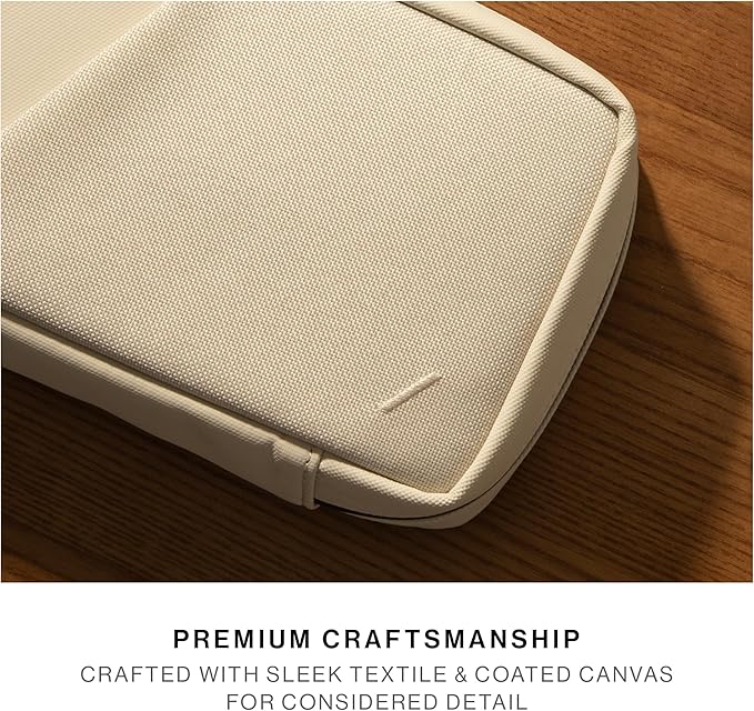 Native Union Stow Organizer – Premium Travel Tech Kit Crafted with Durable Canvas – Keep Essentials Organized with Flexible Storage & Quick-Access Pocket for Cable, Charger, SIM Card & More(Sandstone)