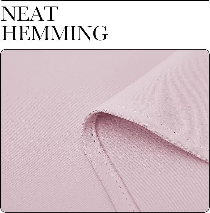 NICETOWN Blackout Curtain 78 inch Long, W55 x L78, 1 Panel, Baby Pink, Thermal Insulated Window Treatment with Grommet Room Darkening Thermal Insulated Panel for Bedroom/Living Room