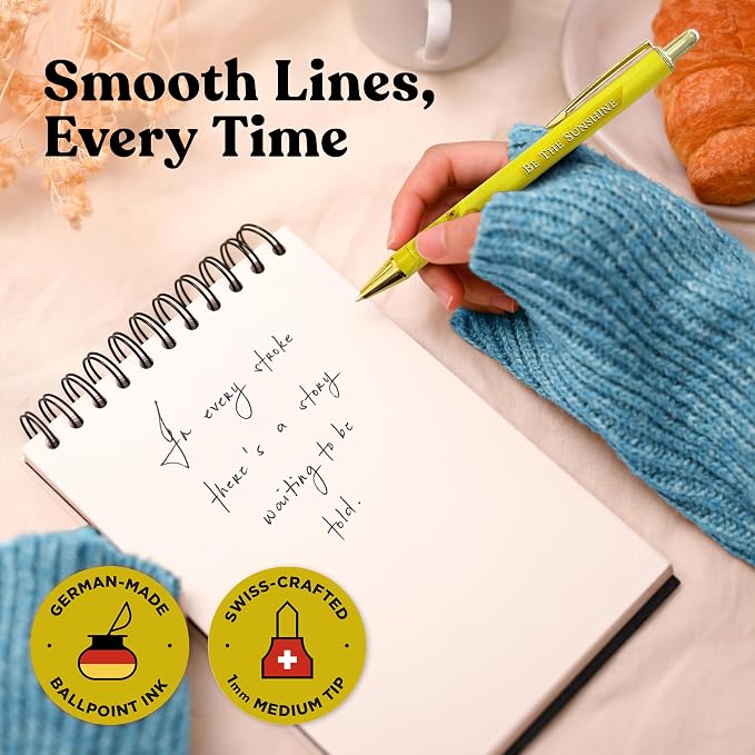 MESMOS Van Gogh Fancy Pen Set, College & High School Graduation Gift for Her and Him, Inspirational Grad Gift for Women, Office Motivational Writing Pens for Boss Lady, Congratulations Gifts